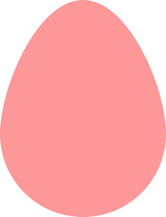 Egg icon, Easter sign on transparent background, SVG