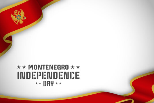 Montenegro Independence Day Background Design