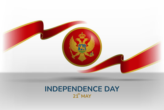Montenegro Independence day concept. Happy independence day background - Powered by Adobe
