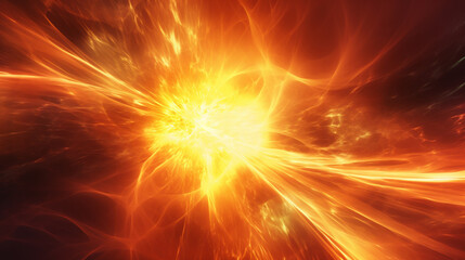 Obraz premium fireball, fire lines, on a black background. Generative AI