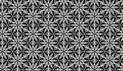 Geometric ethnic pattern seamless flower color oriental.
seamless pattern.Design for fabric,curtain,black background, carpet, shawl,clothing,wrapping, Batik,fabric,handkerchief,Vector illustration.