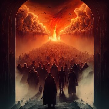 The road to the heavenly and hellish gates of the gates. Generative AI
