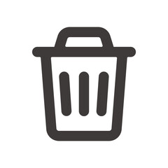 製品設計やアプリ開発やプログラミングに使える、シンプルで使いやすいごみ箱アイコン