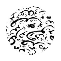 Abstract texture in grunge style. The background. Black textured vector. brush strokes