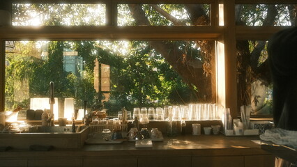 Shinning window.