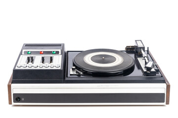Fototapeta premium Vintage turntable record player
