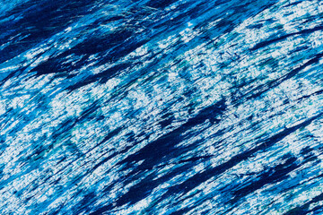 Blue paint texture background blue color