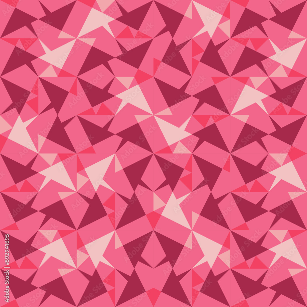 Poster abstract mosaic geometrical pattern design with simple shapes and figures