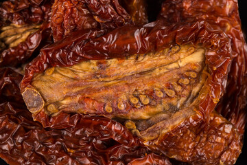 dried tomatoes background