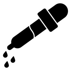 A unique design icon of dropper