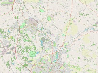 Charnwood, England - Great Britain. OSM. No legend