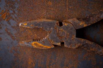 Old rusty tools