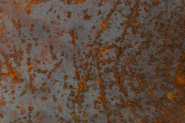 old rusty metal plate texture