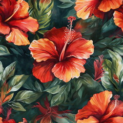 seamless floral pattern, wrappers, wallpapers, postcards, greeting cards, wedding invitations, romantic events, created with Generative Ai technology.