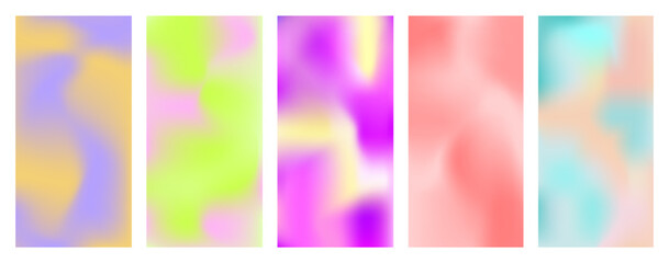 GradientY2K. Background. Pastel tones. Vector illustration