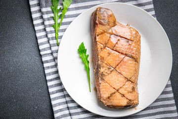 raw duck meat breast poultry meat ready to cook meal food snack on the table copy space food background rustic top view