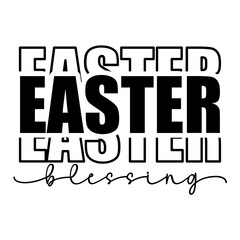 Easter blessing svg