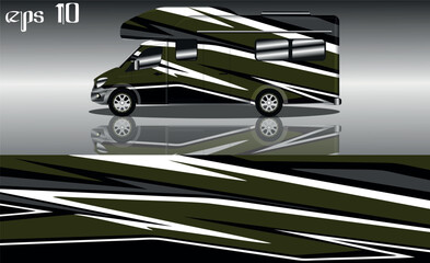 vinyl wrap caravan interior