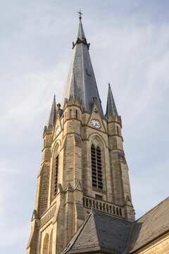Vertical shot of the beautiful St. Pankratius in Emsdetten, Germany