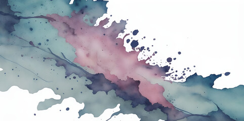 watercolor abstract multicolor background, generative AI