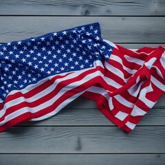 USA flag, us, american, united, state, background, america, national, freedom, patriotism, USA Flag on Display Generative Ai