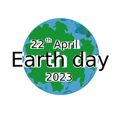 World Earth day concept.eco friendly design. Vector illustration.transparent background April 22