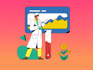 Medical Characters Anti-epidemic Flat Vector Concept Operation Hand Drawn Illustration
