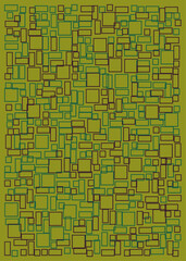 Offset Quads generative art background art illustration