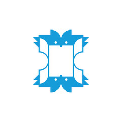 Anatolian Culture Motif Colorful Abstract Carpet and Rug Pattern Logo Turkish Design Template Vector a216