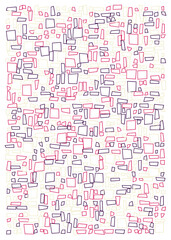 Offset Quads generative art background art illustration