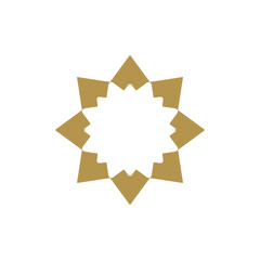 Anatolian Culture Motif Colorful Abstract Carpet and Rug Pattern Logo Turkish Design Template Vector a278