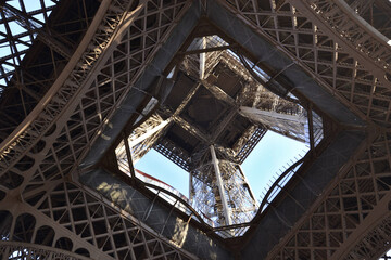 The heart of the Eiffel Tower