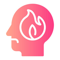 burnout gradient icon