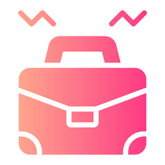 briefcase gradient icon