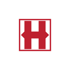 h logo design easy catchy h symbol a3