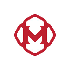 m logo design easy catchy m symbol aa3