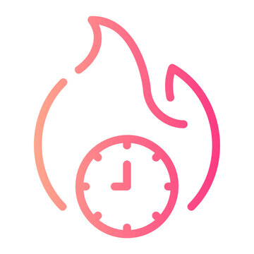 burning gradient icon