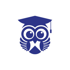 owl logo wise bird logo owl symbol logo for education a4