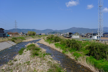 Fototapeta na wymiar 福井県敦賀市　笙の川
