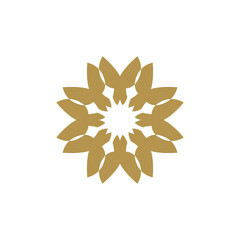 Style Luxury Idea Pattern Unique Colorful Abstract Mandala Logo Design Template Vector a18