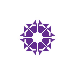 Style Luxury Idea Pattern Unique Colorful Abstract Mandala Logo Design Template Vector a47