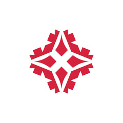 Style Luxury Idea Pattern Unique Colorful Abstract Mandala Logo Design Template Vector a75