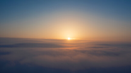 Fototapeta na wymiar Stunning Sunrise Sky with Dramatic Clouds Landscape