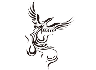 Obraz premium black phoenix