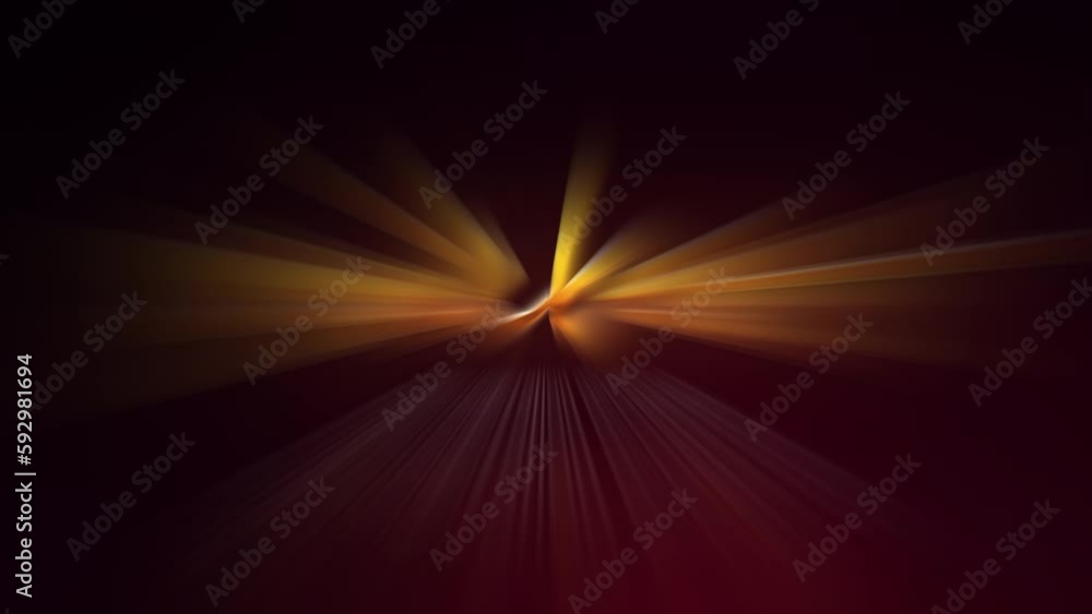 Poster abstract loop center gold radial flicker shine flare light sparking with center flare light backgrou