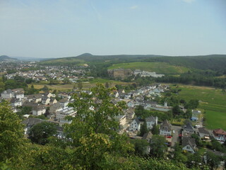 View to the Ahr valley, Germany
