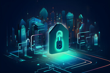 Robust Cybersecurity Concept - Protecting Digital Assets and Data - Online Privacy and Safety Solutions - AI-Generated