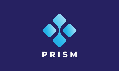 Logo vector diamond velvet violet color concept minimalism creative modern style