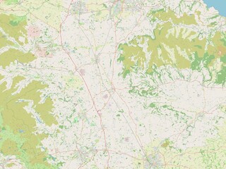 Obraz premium Hambleton, England - Great Britain. OSM. No legend