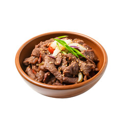Delicious bulgogi with rice recipe  korean food